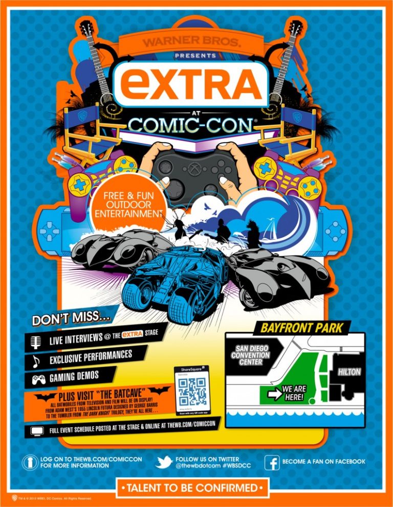 Warner Bros. Announces “Extra at Comic-Con” Outdoor Festival